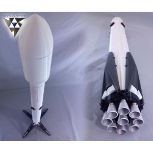 Макет ракеты Falcon 9. 1:72 США